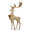 The Holiday Aisle® 55 in. Crystal Champagne Standing Buck with LED Lights