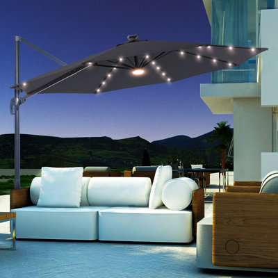 Parasol en porte-à-faux 132,1 po Sabnam