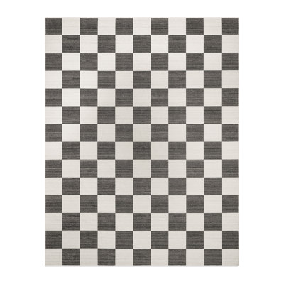 Tapis à carreaux lavable à la machine