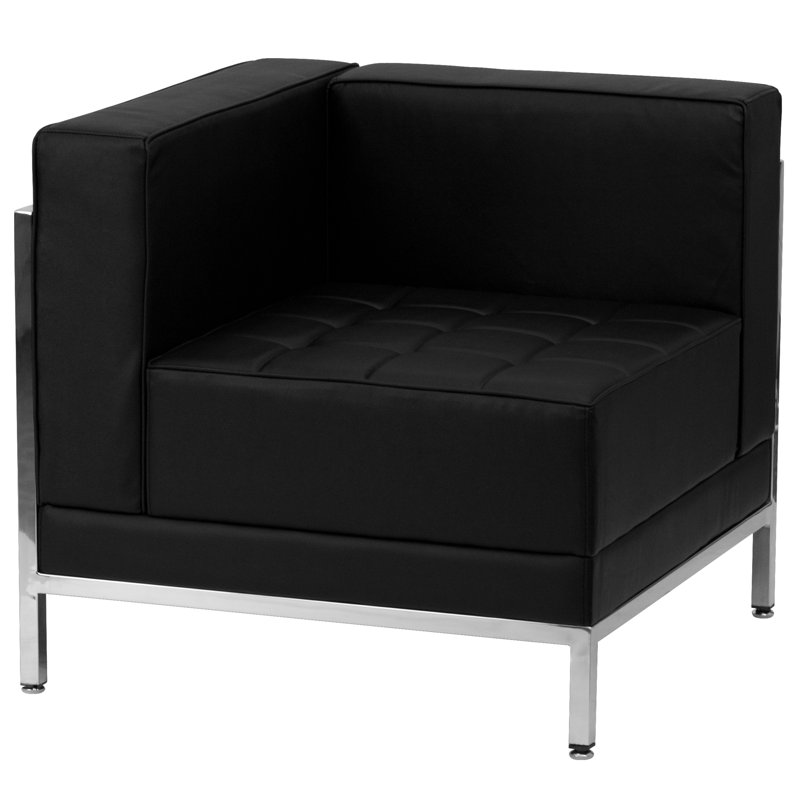 Ensemble de conversation modulaire en forme de U Chrysanthi LeatherSoft, 10 pièces