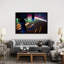 Astronomie et espace "Long Exposure Star photograph from Space VI", impression sur toile-450139640-450139642-450139643