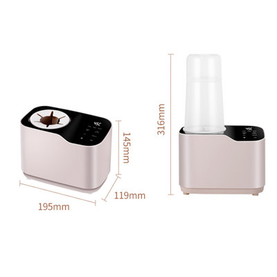 Milk Warmer with Thermostatic Feeding Waterless Heating Rotary Heating Easy to Use Universal Baby Bottle Warmer for Safe Heating