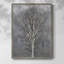 «Silver Tree III», reproduction encadrée - bois massif-903631209