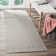 Tapis géométrique en coton tissé à la main Bester