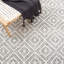 Tapis géométrique en laine et en coton tissé à la main Castillo-70812888