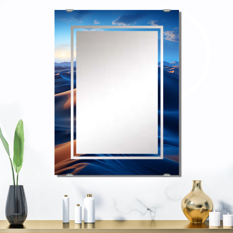 Azor - Miroir mural désertique MIR140877, 32 po x 24 po