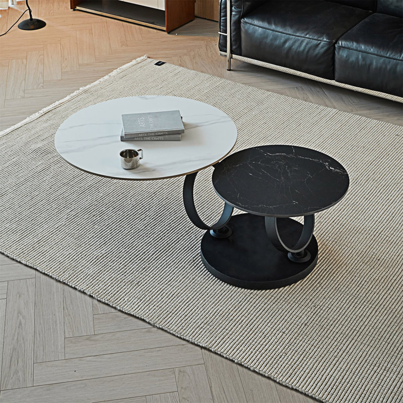 Ensemble de tables basses rondes