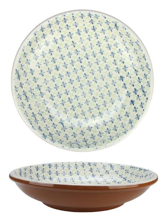 Bol rond en terre cuite 12,25 po French Country