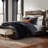 Pratt Oriental Area Rug in Ocean/Rust-1123255370