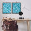 Ensemble de 2 toiles flottantes encadrées "Wel Weling Pool Water" par Justine Milton-114818111-114818080