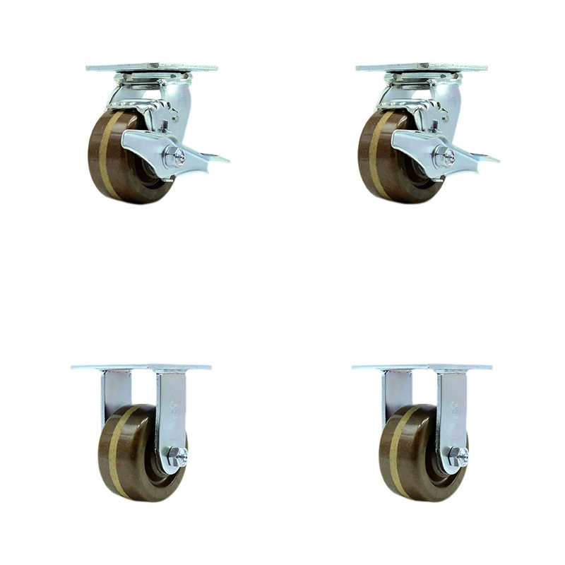 Ensemble de roulettes 4 pièces