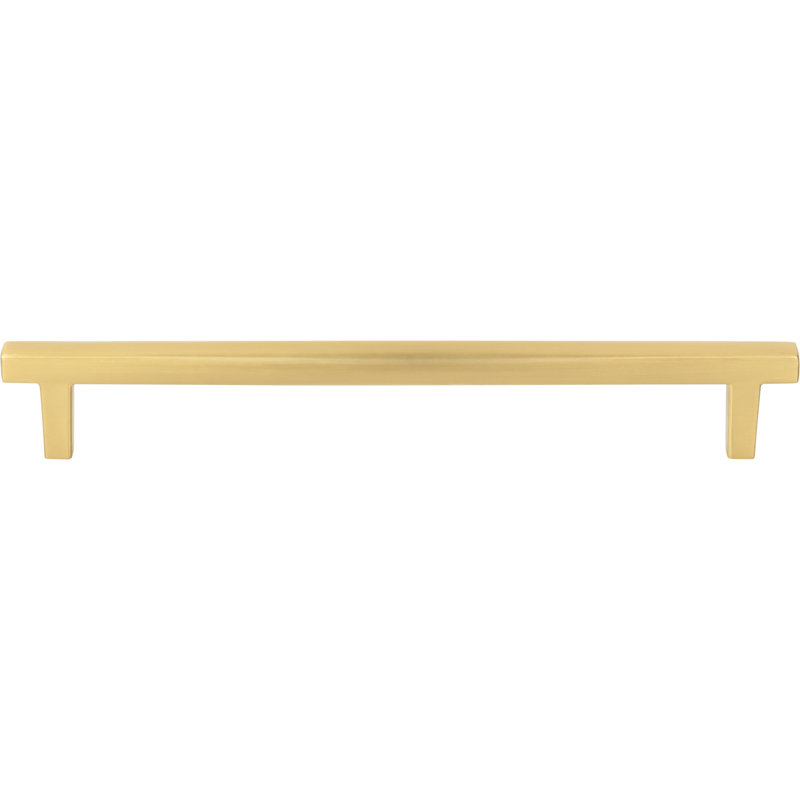 Whitlock Bar Pull, Brushed Gold, 3 3/4"