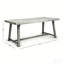 Ensemble de salle à manger d'extérieur moderne 7 pièces avec chaises empilables et table en bois d'acacia durable-429242988