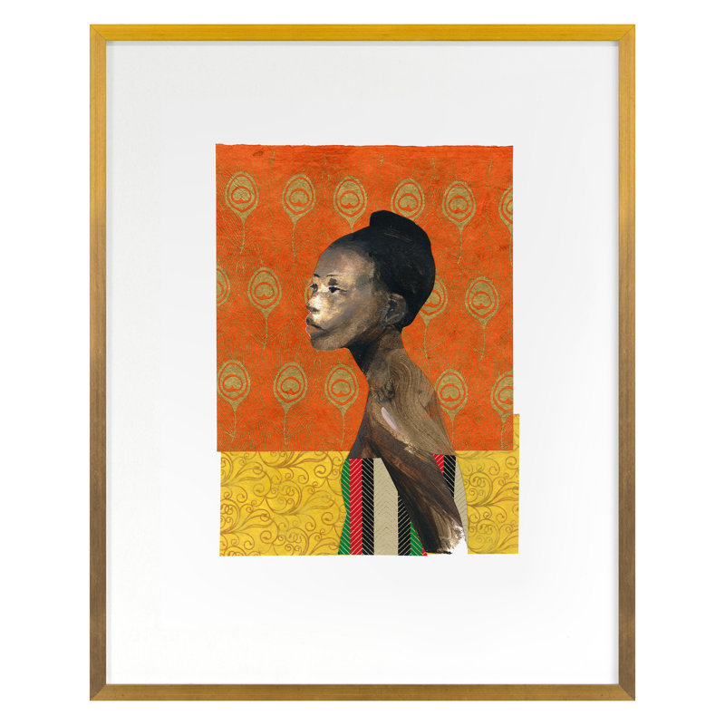 «Unseen 5» par PC Ngo - reproduction encadrée sur papier, Encadrement doré