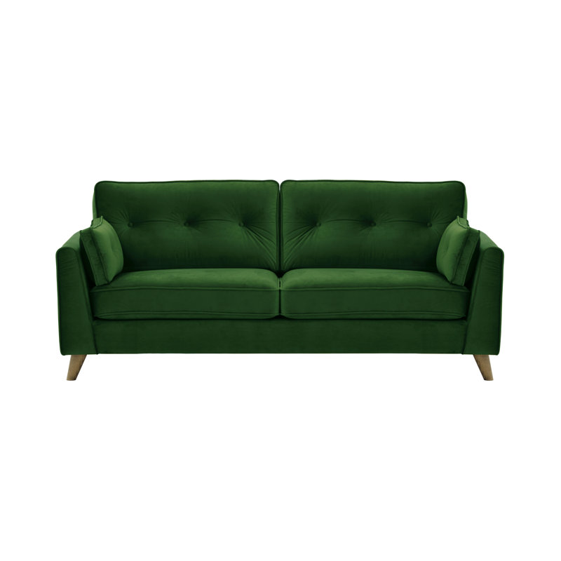 Jett 3 Seater Sofa, Dark Green