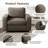 36.2" Wide Upholstered Swivel Accent Armchair-1014536235