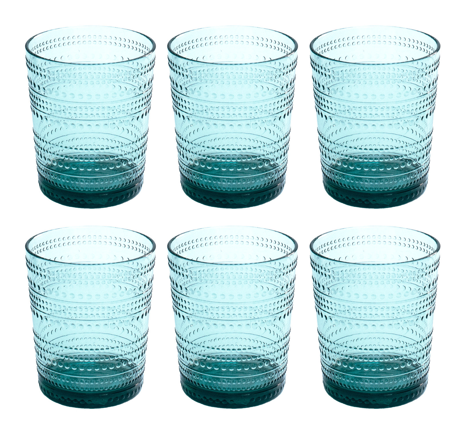 Chaplin Acrylic Drinking Glass Set, Green, 15.60oz.