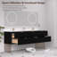 Meuble-lavabo mural 84 po en bois massif avec double vasque en acrylique et dosseret en acrylique-1785951122-1785951123