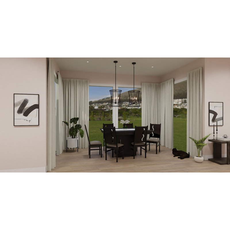 Elliemae 4 - Light Geometric Pendant