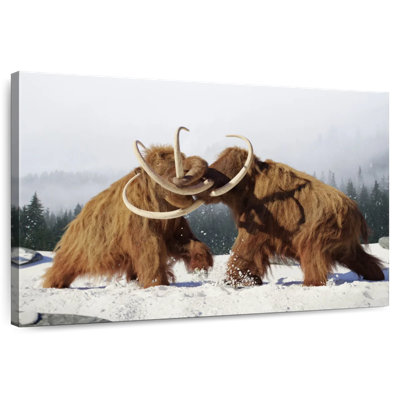 Brampt Fighting Woolly Mammoths
