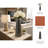Ceramic Vase with Textured Two-Tone Design-1024032558