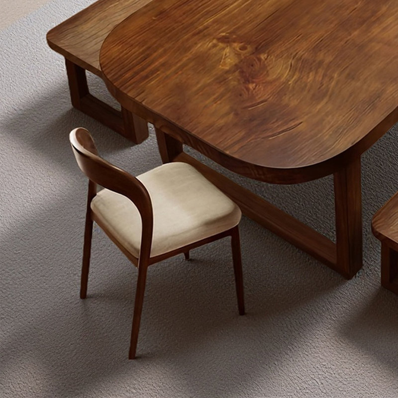 Solid Wood Upholstered Dining Chair
