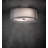 Cilindro Linen Blend Flush Mount