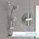 4.7" 8 Spary Settings Rain Multi Function Dual Shower Head