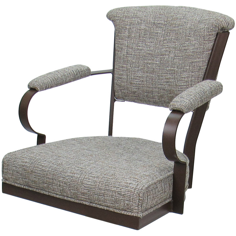 Tissu brun clair Jetty June sur siège brun - 24 po, Brown