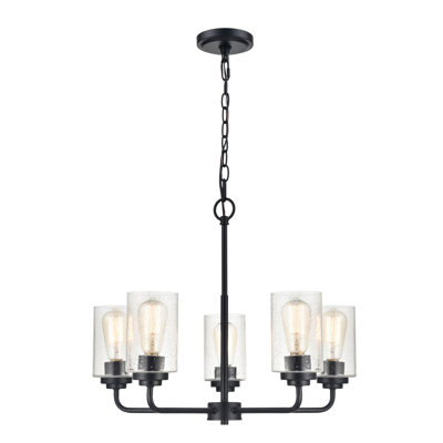 Lustre linéaire moderne unique à 5 lumières Moven