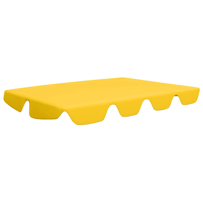 Auvent de remplacement en tissu orange Maylin, 74 po / l 66,1 po x P 57,1 po / 43,3 po, Jaune