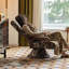 Chaise pivotante réglable en bois massif