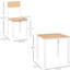 Ensemble de table de salle à manger 3 pièces