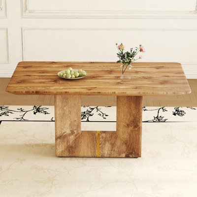 Cette table de salle à manger moderne, avec un motif en bois aggloméré, vous donne une sensation luxueuse et élégante, que ce soit pour un souper en famille ou pour recevoir des invités, vous pouvez ajouter une touche d'élégance