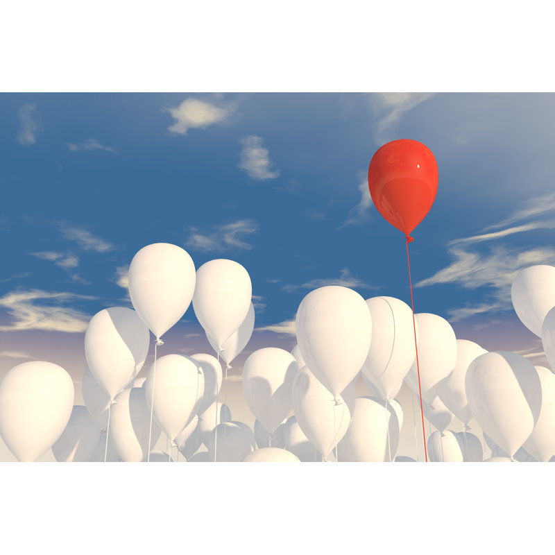 Balloons - Wrapped Canvas Print, 81cm H x 122cm W