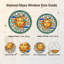 Panneau de vitrail Sun Face H 12 po-131577614
