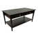 Table basse en bois massif avec rangement Amreece