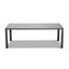 Deandra Rectangular Metal Outdoor Dining Table With Umbrella Hole , 82.75'' in. W 41.25'' in. D-2030729460-2030729461
