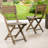 Outdoor Acacia Wood Folding Dining Chair-2139010730