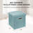 2 Pack 15 Inch Green Storage Ottoman Bench With Lid – Folding Coffee Table Ottoman, Upholstered Footrest With Hidden Storage For Living Room, Bedroom, Entryway, Dorm, Small Apartment-1465499239