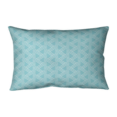 Patricia Geoffrey Geometric Reversible Throw Pillow