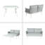 Causeuse et table en acier-1870241327-1870241326-1870241323