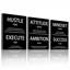 3 Pieces Motivational Wall Decor - 12 x 16 Inspirational Wall Art for Bedroom Living Room Motivational Posters Mindset Canvas Painting Picture Home Decoration Office Decor
