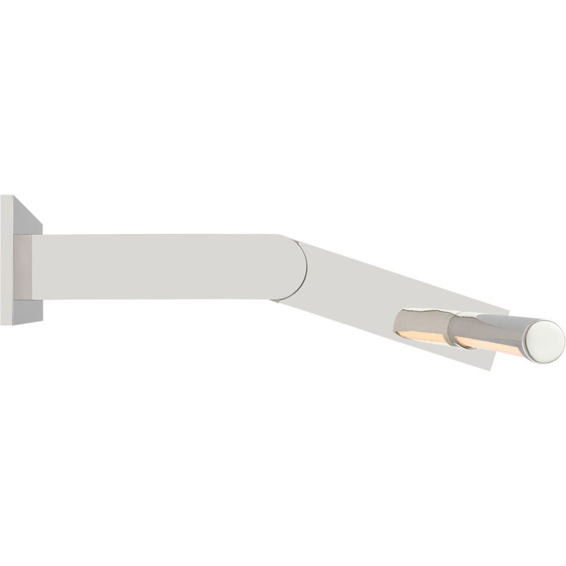 Axis Pivoting Library Light, 3" H x 24.5" W x 13.25" D, Polished Nickel