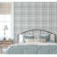 Spring Blossom Check Plaid Design 33' L x 21" W Wallpaper Roll-1085809024