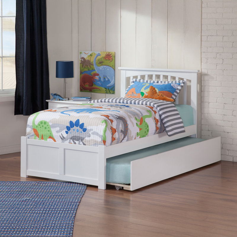 Bouldin Kids with Trundle, Twin, White