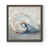 Toile avec cadre gris