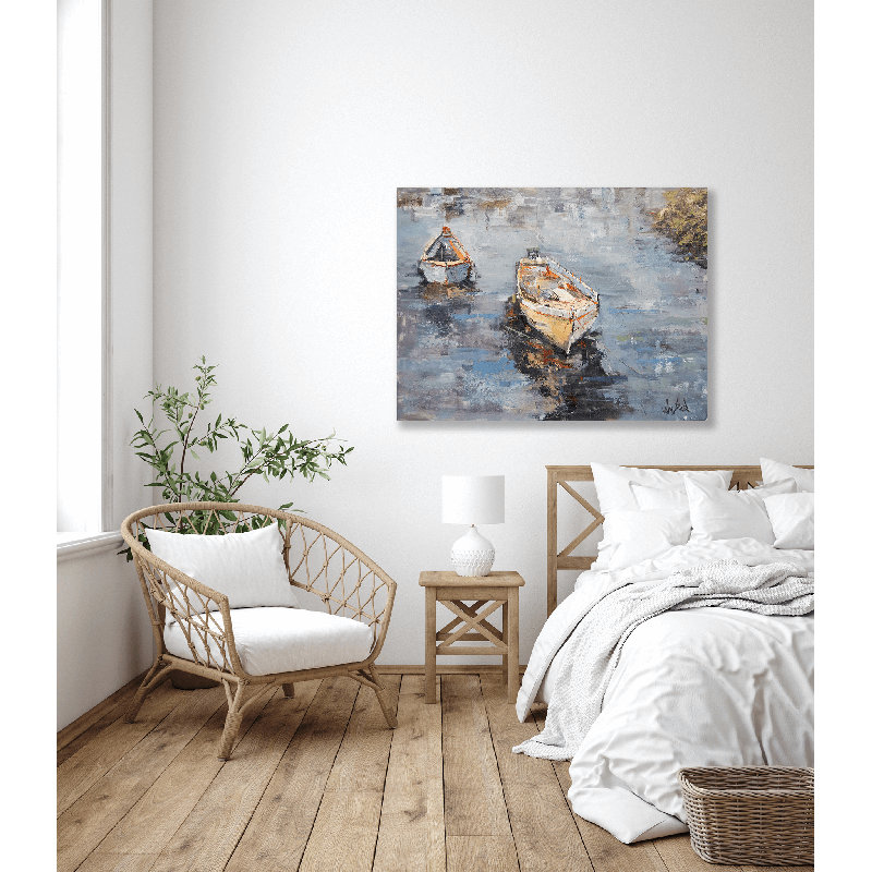 Attente patiente - reproduction d'artiste sur toile, H 36 po x l 48 po x P 1,5 po, Unframed