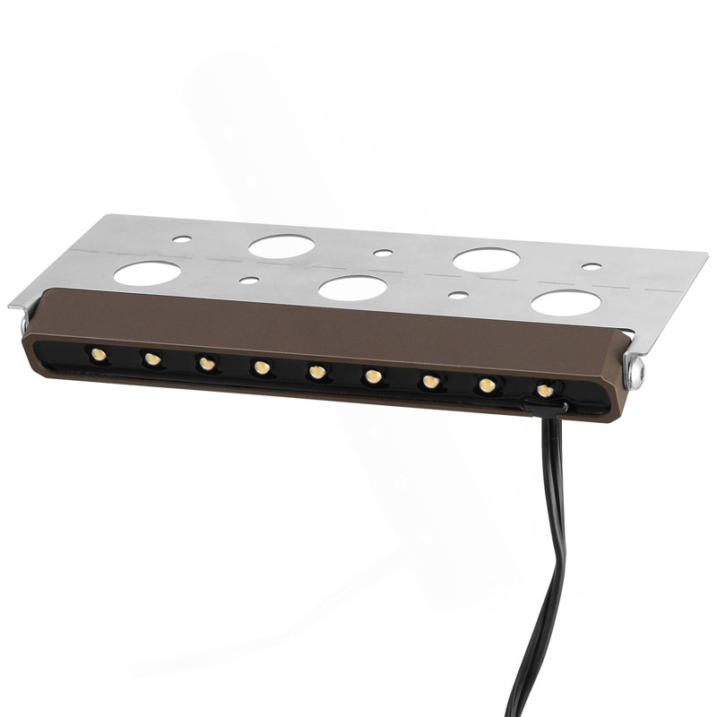 LED Hardscape Lighting, 6.8 Inch Retaining Wall Lights, 3W 12V-24V AC/DC Low Voltage Paver Light, IP68 Waterproof Outdoor Step Lights, 3000K Swivel Hardscape With Connectors (8 Pack Soft White)
