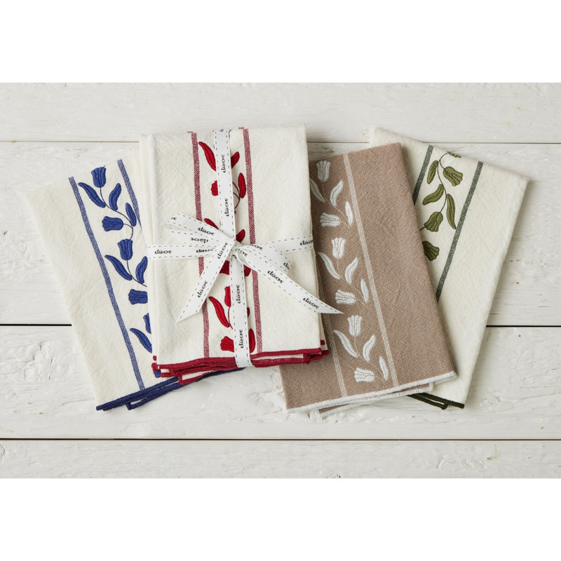 Dinner Napkins Tulip, Merlot Red